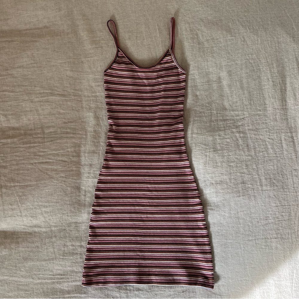 Colorful Striped Brandy Melville Dress